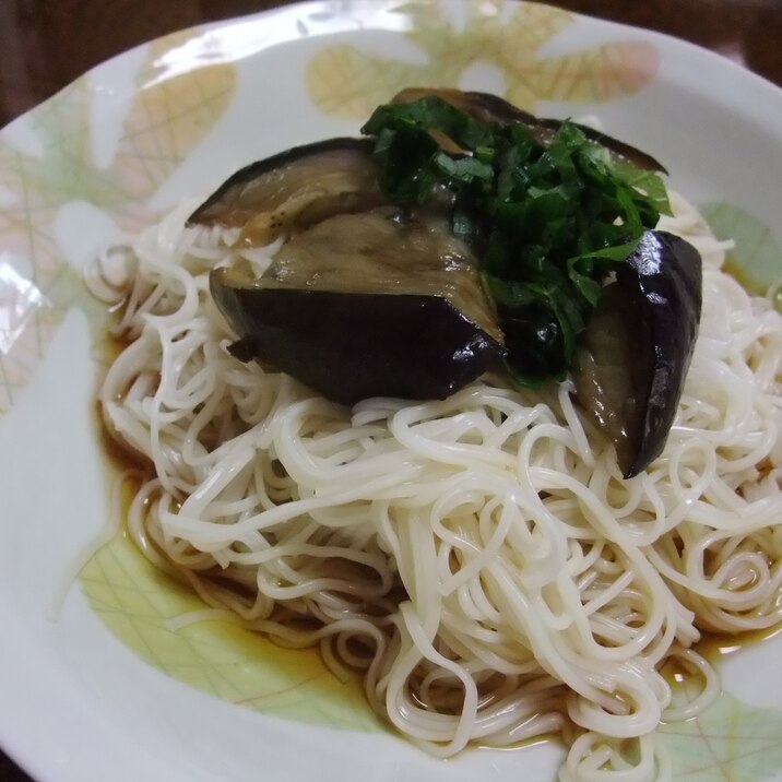 揚げ茄子そうめん